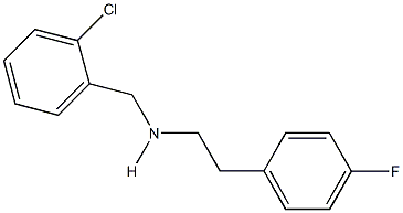 N-(2-chlorobenzyl)-N-[2-(4-fluorophenyl)ethyl]amine,774555-68-9,结构式