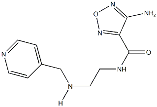 4-amino-N-{2-[(4-pyridinylmethyl)amino]ethyl}-1,2,5-oxadiazole-3-carboxamide|