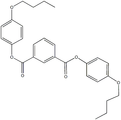 bis(4-butoxyphenyl) isophthalate Structure