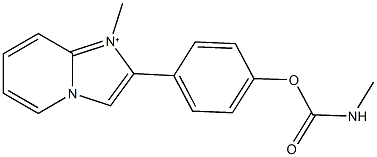 4-(1-methylimidazo[1,2-a]pyridin-1-ium-2-yl)phenyl methylcarbamate,775257-11-9,结构式