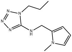 N-[(1-methyl-1H-pyrrol-2-yl)methyl]-N-(1-propyl-1H-tetraazol-5-yl)amine Struktur