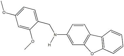 N-dibenzo[b,d]furan-3-yl-N-(2,4-dimethoxybenzyl)amine Structure