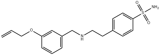 4-(2-{[3-(allyloxy)benzyl]amino}ethyl)benzenesulfonamide,775294-61-6,结构式