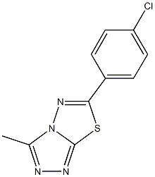 77712-60-8 6-(4-chlorophenyl)-3-methyl[1,2,4]triazolo[3,4-b][1,3,4]thiadiazole