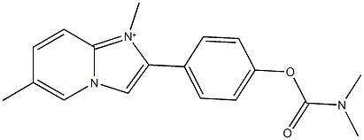4-(1,6-dimethylimidazo[1,2-a]pyridin-1-ium-2-yl)phenyl dimethylcarbamate,778547-72-1,结构式