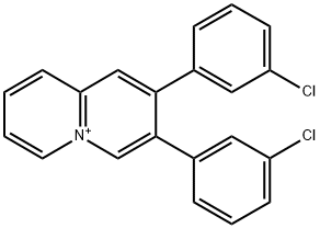 2,3-bis(3-chlorophenyl)quinolizinium,779284-12-7,结构式