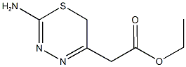 ethyl (2-amino-6H-1,3,4-thiadiazin-5-yl)acetate,78057-20-2,结构式