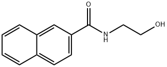 N-(2-hydroxyethyl)-2-naphthamide Structure