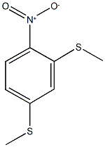 2,4-bis(methylsulfanyl)-1-nitrobenzene Structure