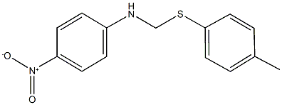 N-{[(4-methylphenyl)sulfanyl]methyl}-4-nitroaniline,78520-48-6,结构式