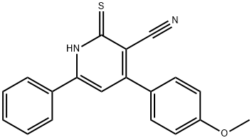 4-(4-methoxyphenyl)-6-phenyl-2-thioxo-1,2-dihydro-3-pyridinecarbonitrile|