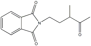 2-(3-methyl-4-oxopentyl)-1H-isoindole-1,3(2H)-dione Structure