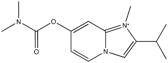 2-isopropyl-1-methylimidazo[1,2-a]pyridin-1-ium-7-yl dimethylcarbamate|