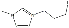 3-(3-iodopropyl)-1-methyl-1H-imidazol-3-ium 化学構造式