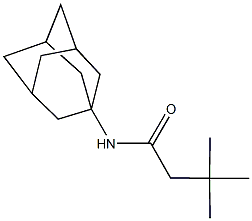 N-(1-adamantyl)-3,3-dimethylbutanamide,791785-85-8,结构式