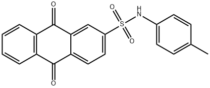 N-(4-methylphenyl)-9,10-dioxo-9,10-dihydro-2-anthracenesulfonamide Structure