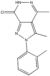 3,4-dimethyl-2-(2-methylphenyl)-2,6-dihydro-7H-pyrazolo[3,4-d]pyridazin-7-one|