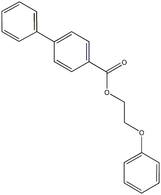 2-phenoxyethyl [1,1'-biphenyl]-4-carboxylate Structure