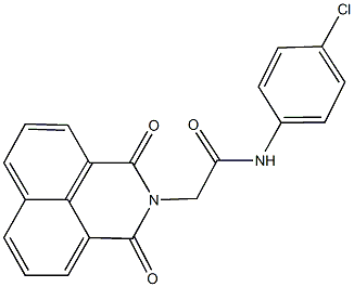 N-(4-chlorophenyl)-2-(1,3-dioxo-1H-benzo[de]isoquinolin-2(3H)-yl)acetamide,791788-12-0,结构式