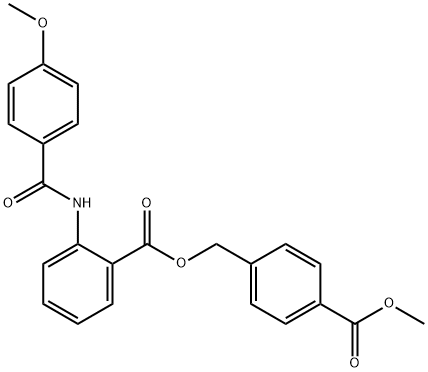 791788-76-6 4-(methoxycarbonyl)benzyl 2-[(4-methoxybenzoyl)amino]benzoate