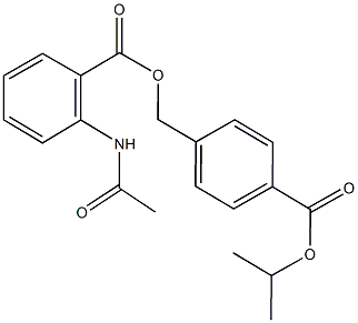 4-(isopropoxycarbonyl)benzyl 2-(acetylamino)benzoate|