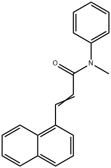 N-methyl-3-(1-naphthyl)-N-phenylacrylamide,791791-74-7,结构式