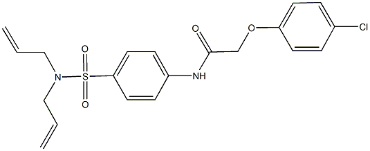 2-(4-chlorophenoxy)-N-{4-[(diallylamino)sulfonyl]phenyl}acetamide|