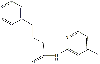 N-(4-methyl-2-pyridinyl)-4-phenylbutanamide|