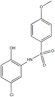 791796-30-0 N-(5-chloro-2-hydroxyphenyl)-4-methoxybenzenesulfonamide