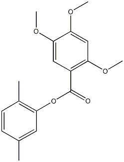 2,5-dimethylphenyl 2,4,5-trimethoxybenzoate|