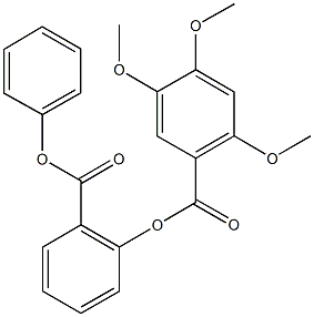 791796-59-3 2-(phenoxycarbonyl)phenyl 2,4,5-trimethoxybenzoate