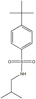 4-tert-butyl-N-isobutylbenzenesulfonamide,791796-93-5,结构式