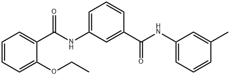 2-ethoxy-N-[3-(3-toluidinocarbonyl)phenyl]benzamide 结构式