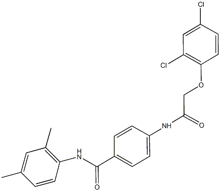 4-{[(2,4-dichlorophenoxy)acetyl]amino}-N-(2,4-dimethylphenyl)benzamide|