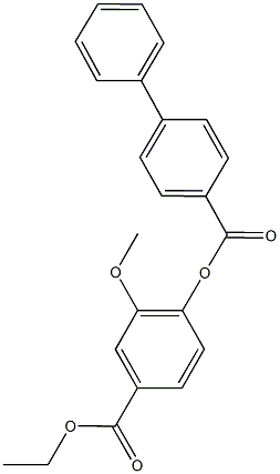 791797-59-6 4-(ethoxycarbonyl)-2-methoxyphenyl [1,1'-biphenyl]-4-carboxylate