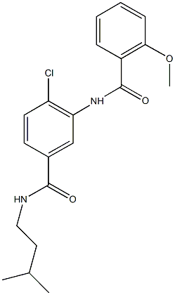 791797-93-8 4-chloro-N-isopentyl-3-[(2-methoxybenzoyl)amino]benzamide
