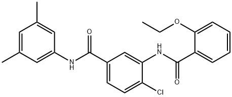 791797-94-9 4-chloro-N-(3,5-dimethylphenyl)-3-[(2-ethoxybenzoyl)amino]benzamide