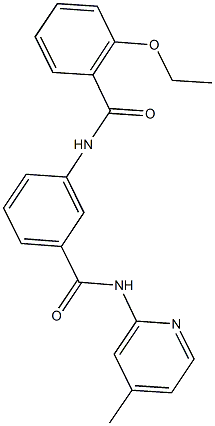 791797-98-3 2-ethoxy-N-(3-{[(4-methyl-2-pyridinyl)amino]carbonyl}phenyl)benzamide