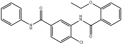 4-chloro-3-[(2-ethoxybenzoyl)amino]-N-phenylbenzamide,791798-00-0,结构式