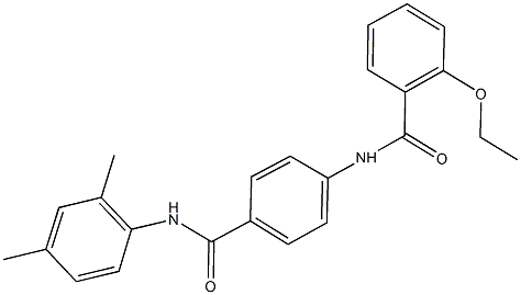 N-{4-[(2,4-dimethylanilino)carbonyl]phenyl}-2-ethoxybenzamide,791798-02-2,结构式