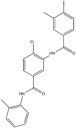 791799-83-2 4-chloro-3-[(3,4-dimethylbenzoyl)amino]-N-(2-methylphenyl)benzamide