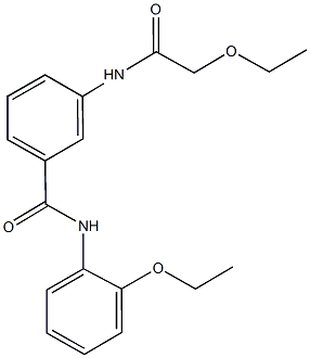 3-[(ethoxyacetyl)amino]-N-(2-ethoxyphenyl)benzamide Structure