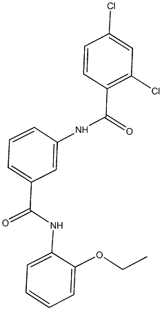 2,4-dichloro-N-{3-[(2-ethoxyanilino)carbonyl]phenyl}benzamide|