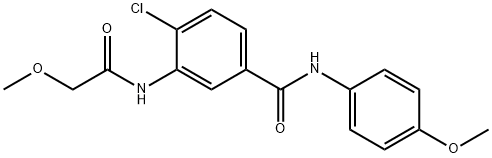 4-chloro-3-[(methoxyacetyl)amino]-N-(4-methoxyphenyl)benzamide|