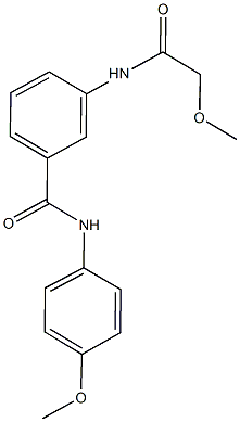 3-[(methoxyacetyl)amino]-N-(4-methoxyphenyl)benzamide|