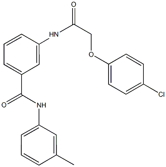 3-{[(4-chlorophenoxy)acetyl]amino}-N-(3-methylphenyl)benzamide|