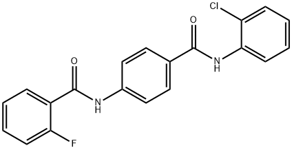 791801-28-0 N-{4-[(2-chloroanilino)carbonyl]phenyl}-2-fluorobenzamide