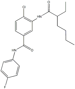 791801-69-9 4-chloro-3-[(2-ethylhexanoyl)amino]-N-(4-fluorophenyl)benzamide