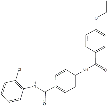 N-(2-chlorophenyl)-4-[(4-ethoxybenzoyl)amino]benzamide Structure