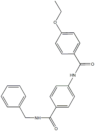 N-{4-[(benzylamino)carbonyl]phenyl}-4-ethoxybenzamide Struktur